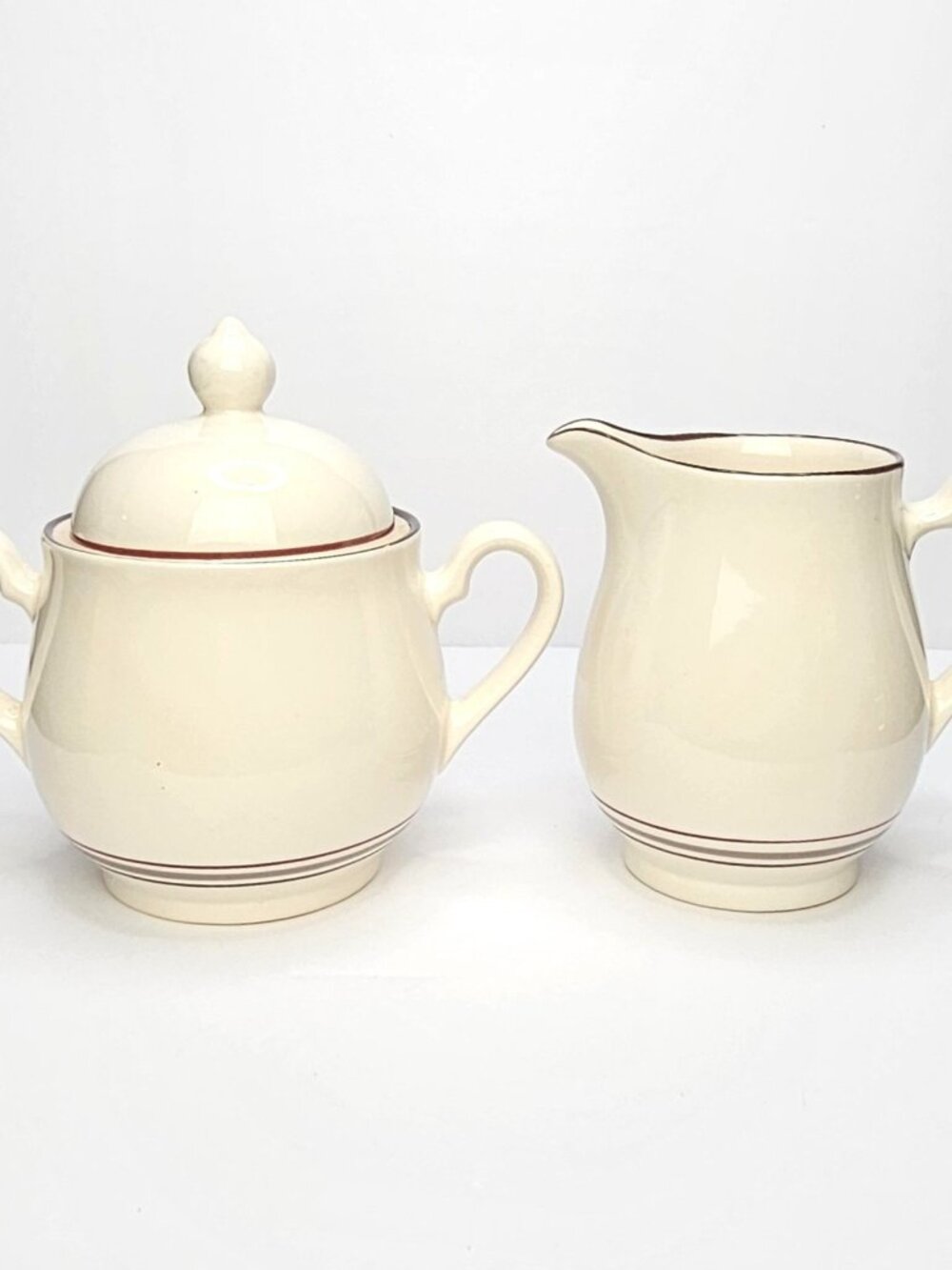 Vintage Keltcraft by Noritake Ireland Creamer & Lidded Sugar Bowl Nutmeg Set